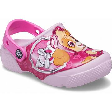 Crocs Fun Lab Paw Patrol™ Patch Clogs Tjej Rosa | Sverige 1546SGLO